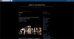 Desktop Screenshot of moritzmayerhofer.blogspot.com