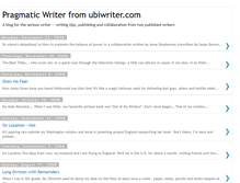 Tablet Screenshot of pragmaticwriter.blogspot.com