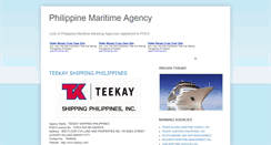 Desktop Screenshot of philippinemaritimeagency.blogspot.com