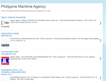 Tablet Screenshot of philippinemaritimeagency.blogspot.com