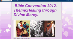 Desktop Screenshot of bibleconvention2012.blogspot.com