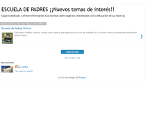 Tablet Screenshot of escueladepadressanisidro.blogspot.com