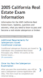 Mobile Screenshot of californiarealestateexam.blogspot.com