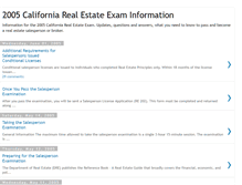 Tablet Screenshot of californiarealestateexam.blogspot.com