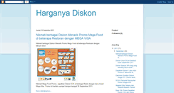 Desktop Screenshot of harganya-diskon.blogspot.com