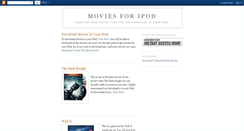 Desktop Screenshot of download--ipod--movies.blogspot.com