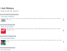 Tablet Screenshot of iamshizuru.blogspot.com