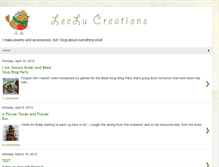 Tablet Screenshot of leelucreations.blogspot.com