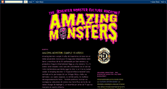 Desktop Screenshot of amazingmonsters.blogspot.com