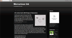 Desktop Screenshot of mercuriousink.blogspot.com