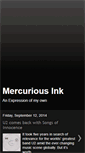 Mobile Screenshot of mercuriousink.blogspot.com