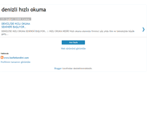 Tablet Screenshot of denizlihizliokuma.blogspot.com
