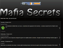 Tablet Screenshot of mafiasecrets.blogspot.com