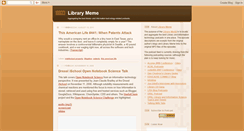 Desktop Screenshot of librarymeme.blogspot.com