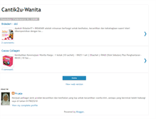Tablet Screenshot of cantik2u-wanita.blogspot.com