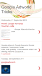 Mobile Screenshot of googleadwordstricks.blogspot.com