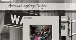Desktop Screenshot of americas-next-top-lawyer.blogspot.com