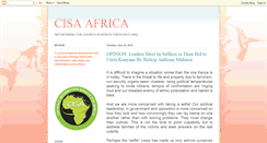 Desktop Screenshot of cisanewsafrica.blogspot.com