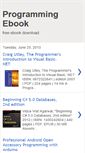 Mobile Screenshot of programming-ebookworld.blogspot.com