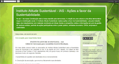 Desktop Screenshot of grupoatitudesustentavel.blogspot.com
