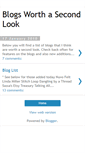 Mobile Screenshot of blogsworthasecondlook.blogspot.com