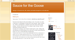 Desktop Screenshot of goosesauce.blogspot.com