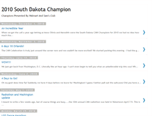 Tablet Screenshot of 2010southdakotachampion.blogspot.com