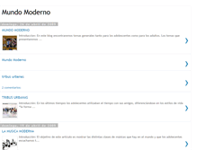 Tablet Screenshot of mundomoderno09.blogspot.com