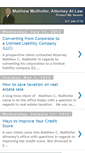 Mobile Screenshot of matthewmullhoferattorney.blogspot.com