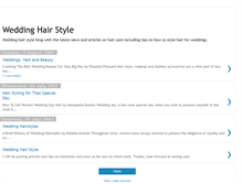 Tablet Screenshot of hairstyle-wedding-hair-style.blogspot.com