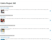 Tablet Screenshot of colies-project-365.blogspot.com