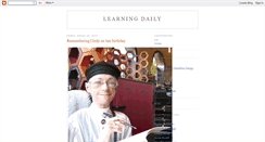 Desktop Screenshot of learndaily.blogspot.com
