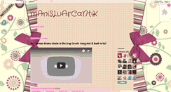 Desktop Screenshot of manisluarcantik.blogspot.com