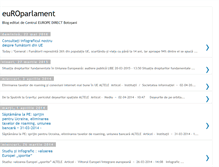 Tablet Screenshot of europarlament.blogspot.com