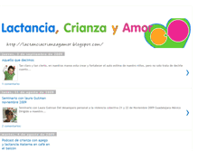 Tablet Screenshot of lactanciacrianzayamor.blogspot.com