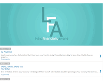 Tablet Screenshot of livingfinanciallyaware.blogspot.com