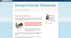 Desktop Screenshot of george-foreman-rotisseries.blogspot.com