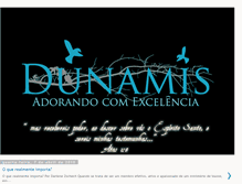 Tablet Screenshot of dunamisministeriodelouvoreadoracao.blogspot.com
