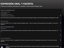 Tablet Screenshot of exprecionoralyescritarodriguez.blogspot.com