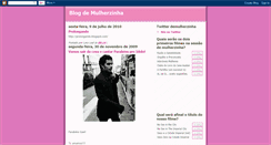 Desktop Screenshot of demulherzinha.blogspot.com