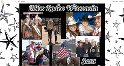 Desktop Screenshot of missrodeowisconsin2011.blogspot.com