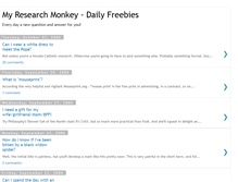 Tablet Screenshot of dailyresearchmonkey.blogspot.com