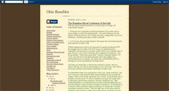 Desktop Screenshot of okierambler.blogspot.com