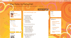 Desktop Screenshot of mgakulayngbahaghari.blogspot.com