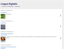 Tablet Screenshot of linguadigitalis.blogspot.com