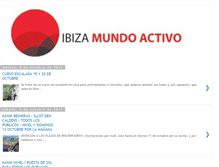 Tablet Screenshot of ibizamundoactivo.blogspot.com