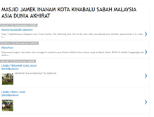 Tablet Screenshot of masjidjamekinanam.blogspot.com