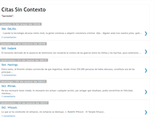 Tablet Screenshot of citassincontexto.blogspot.com