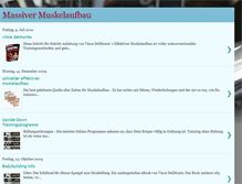 Tablet Screenshot of massiver-muskelaufbau.blogspot.com
