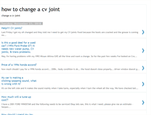 Tablet Screenshot of howtochangeacvjoint.blogspot.com